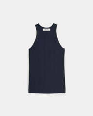 womens-pointelle-racerback-tank-merino-navy | alt