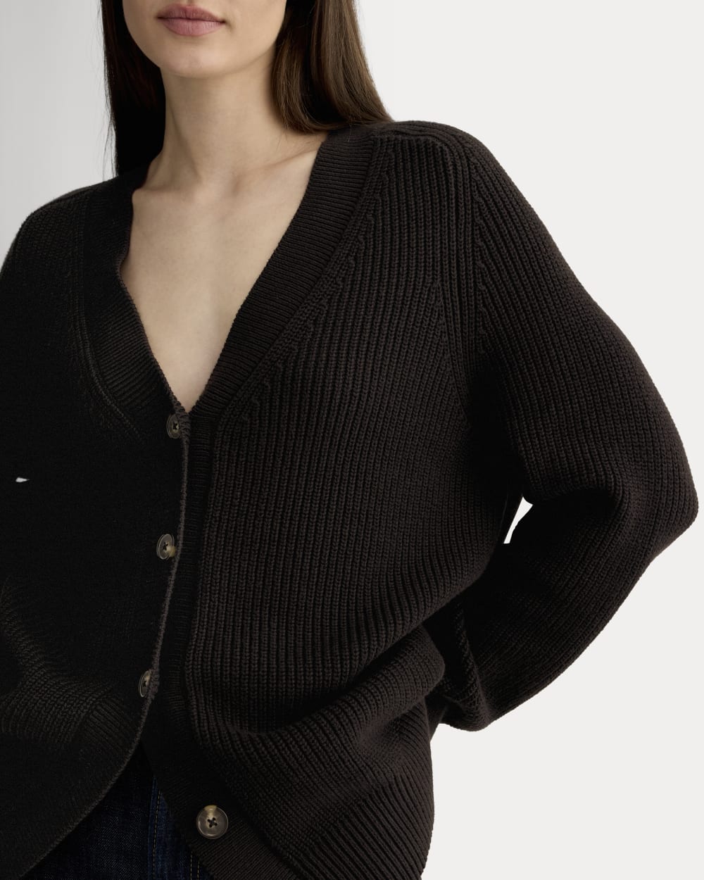 womens-cotton-v-neck-cocoon-cardigan-black