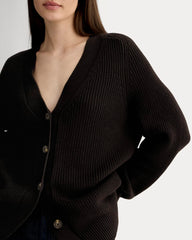 womens-cotton-v-neck-cocoon-cardigan-black