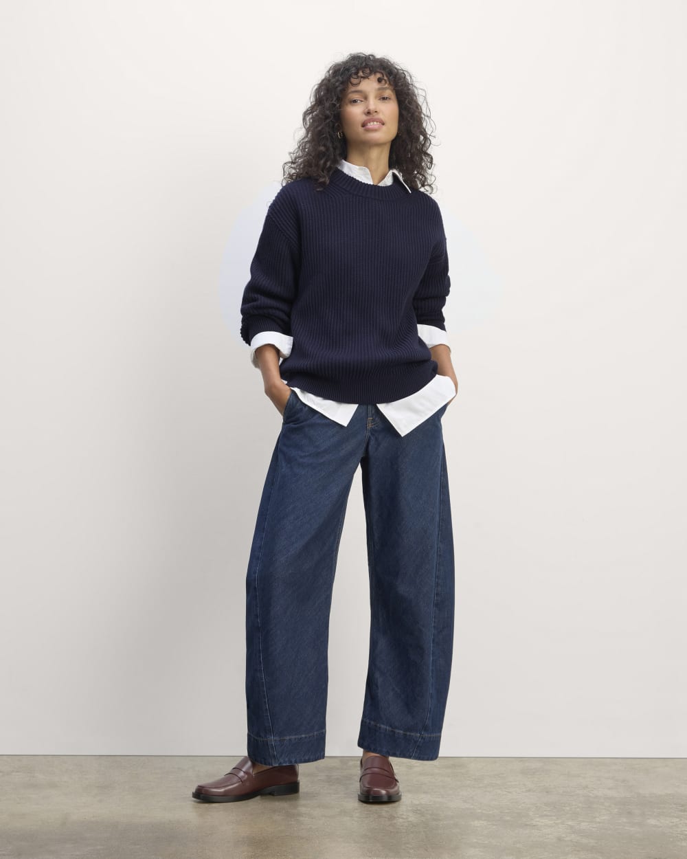 womens-cotton-oversized-cocoon-sweater-navy