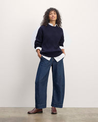 womens-cotton-oversized-cocoon-sweater-navy