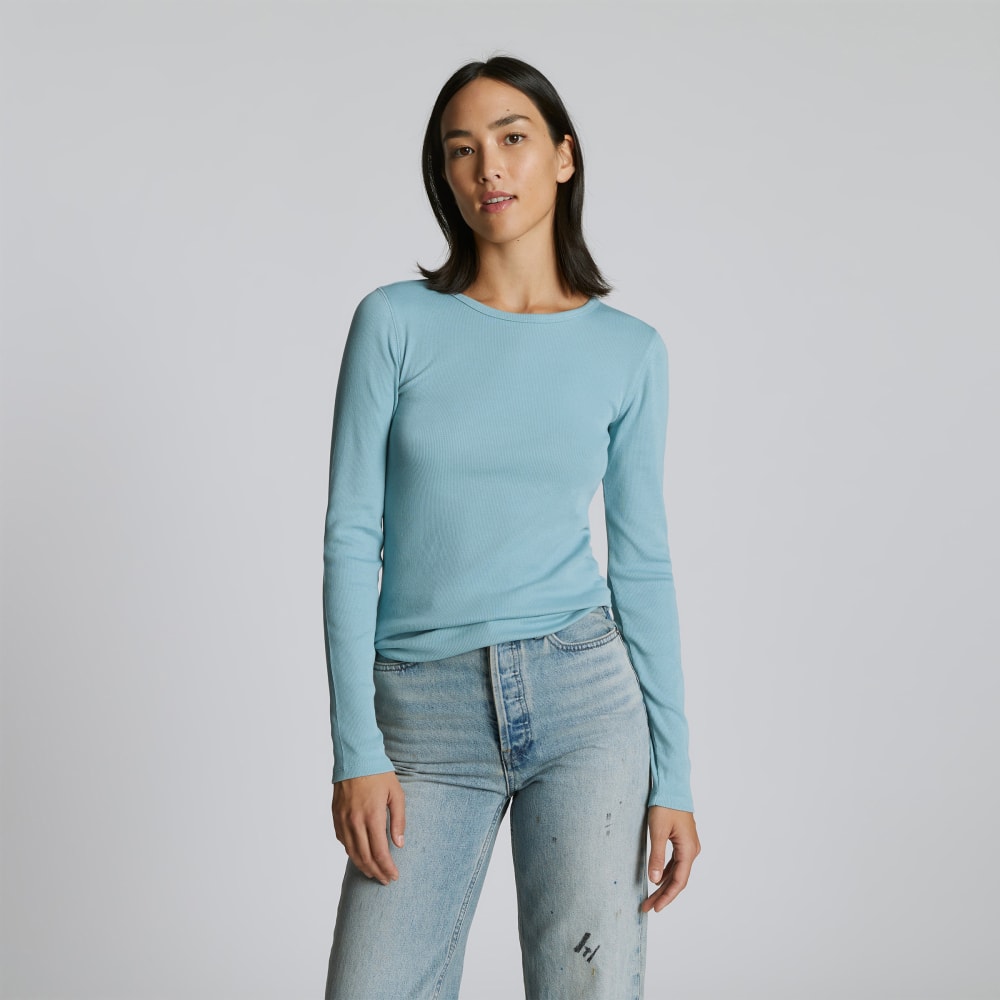 womens-supima-rib-long-sleeve-crew-blue-shadow | primary