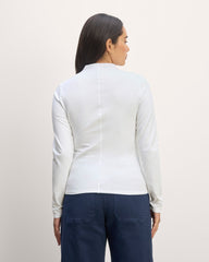 womens-supima-funnel-neck-ls-tee-white