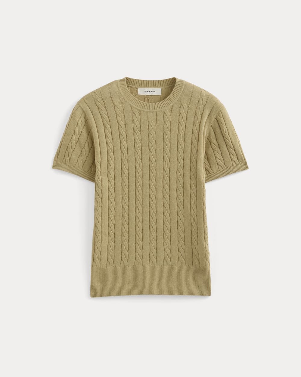 womens-cable-crew-in-cotton-cashmere-classic-khaki | alt