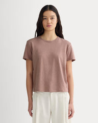 womens-box-cut-tee-cotton-linen-rose-dusk | primary