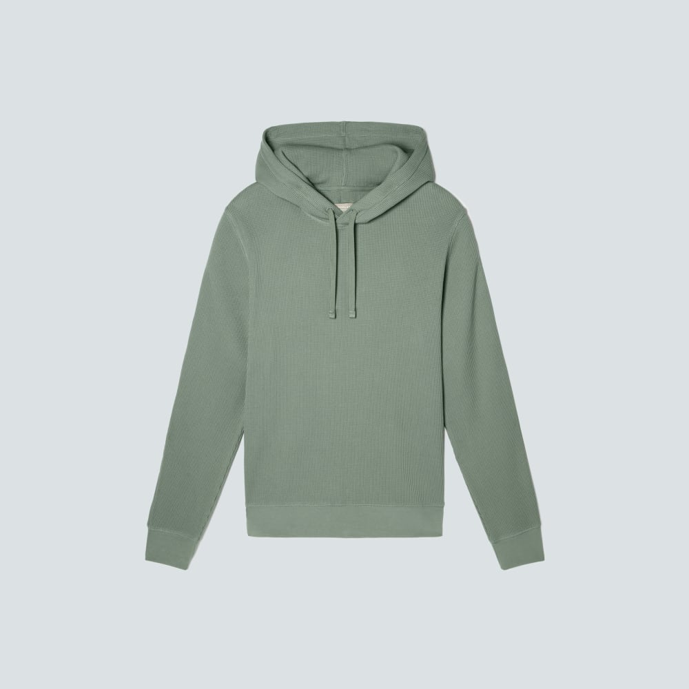 mens-waffle-hoodie-lily-pad | alt