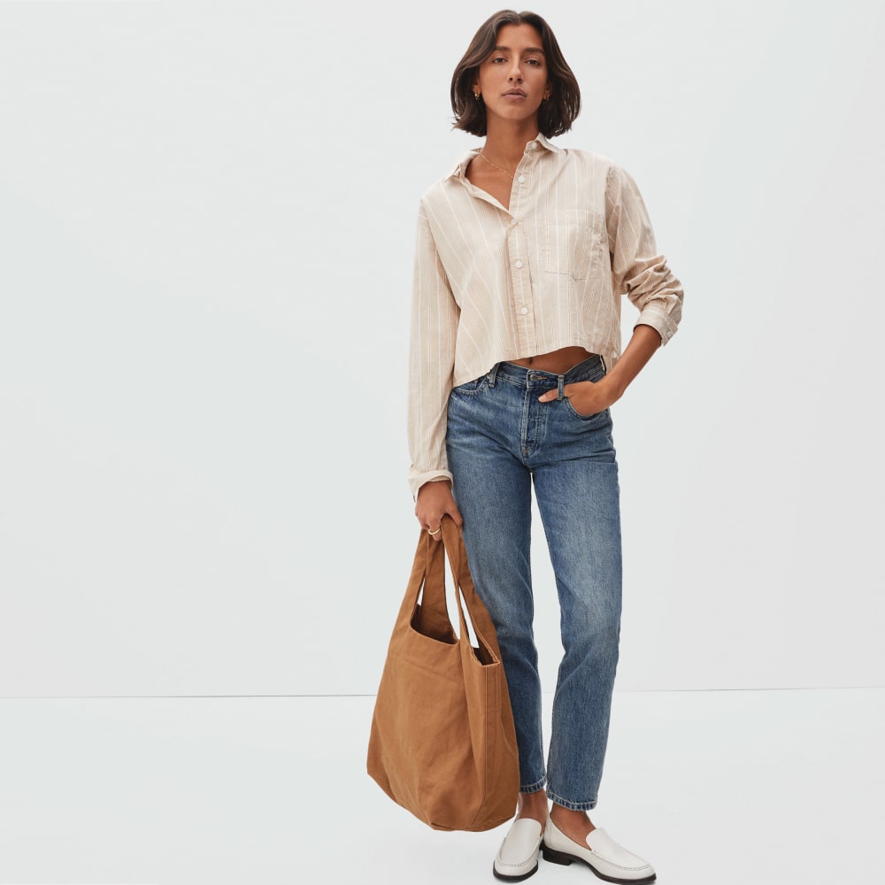 womens-silky-cttn-cropped-shirt-conven-golden-brown-stripe