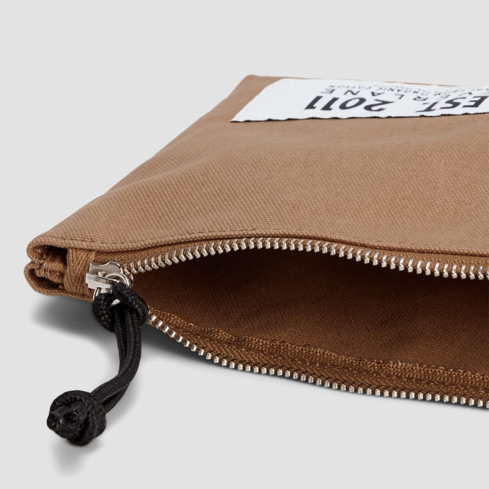 unisex-organic-canvas-pouch-cappuccino | alt
