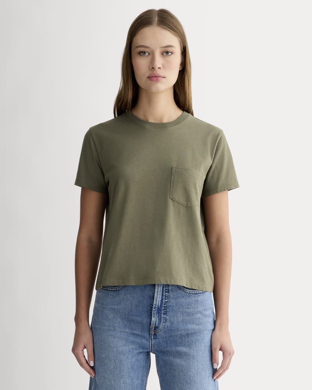 womens-organic-cotton-box-cut-pocket-tee-kalamata | primary