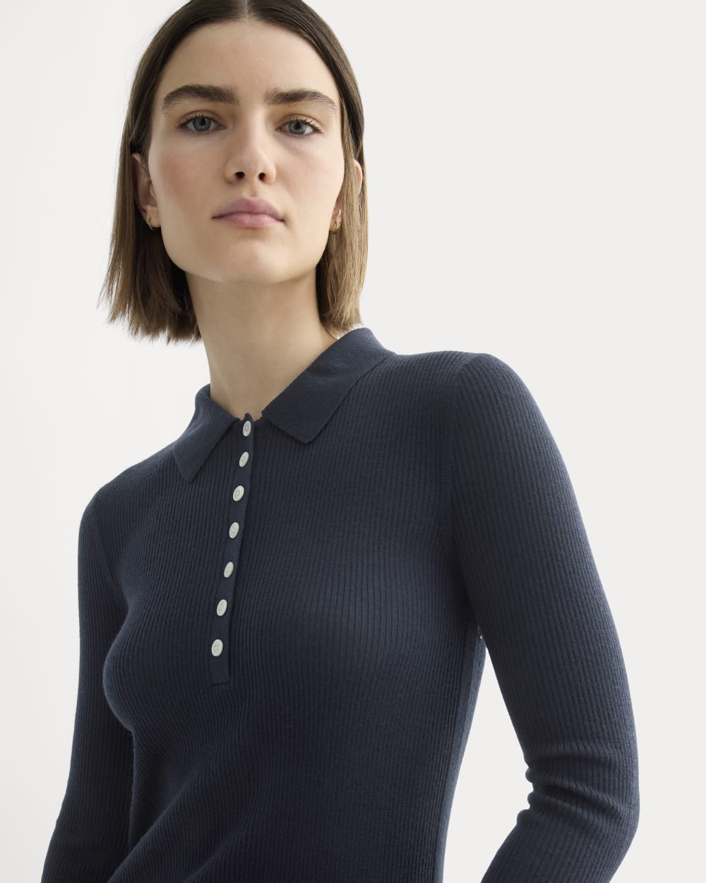 womens-ultrasoft-merino-ribbed-polo-navy