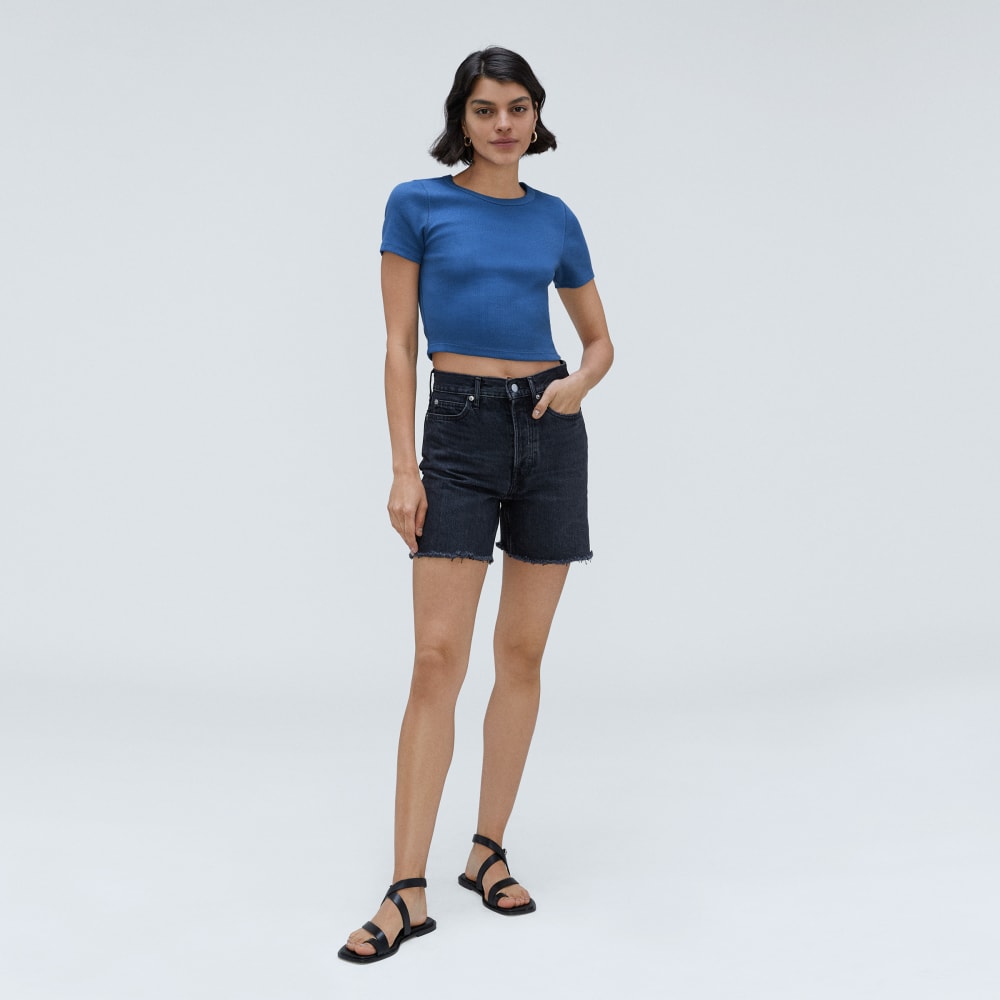 womens-cropped-short-sleeve-rib-tee-deep-blue