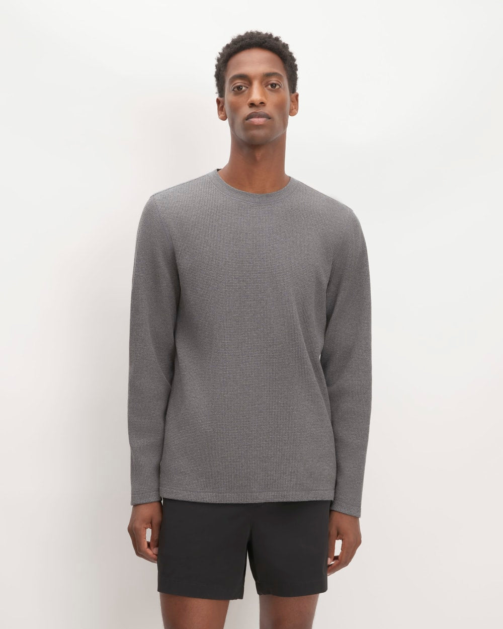 mens-waffle-ls-crew-heathered-charcoal | primary