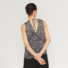 womens-satin-v-neck-top-splatter