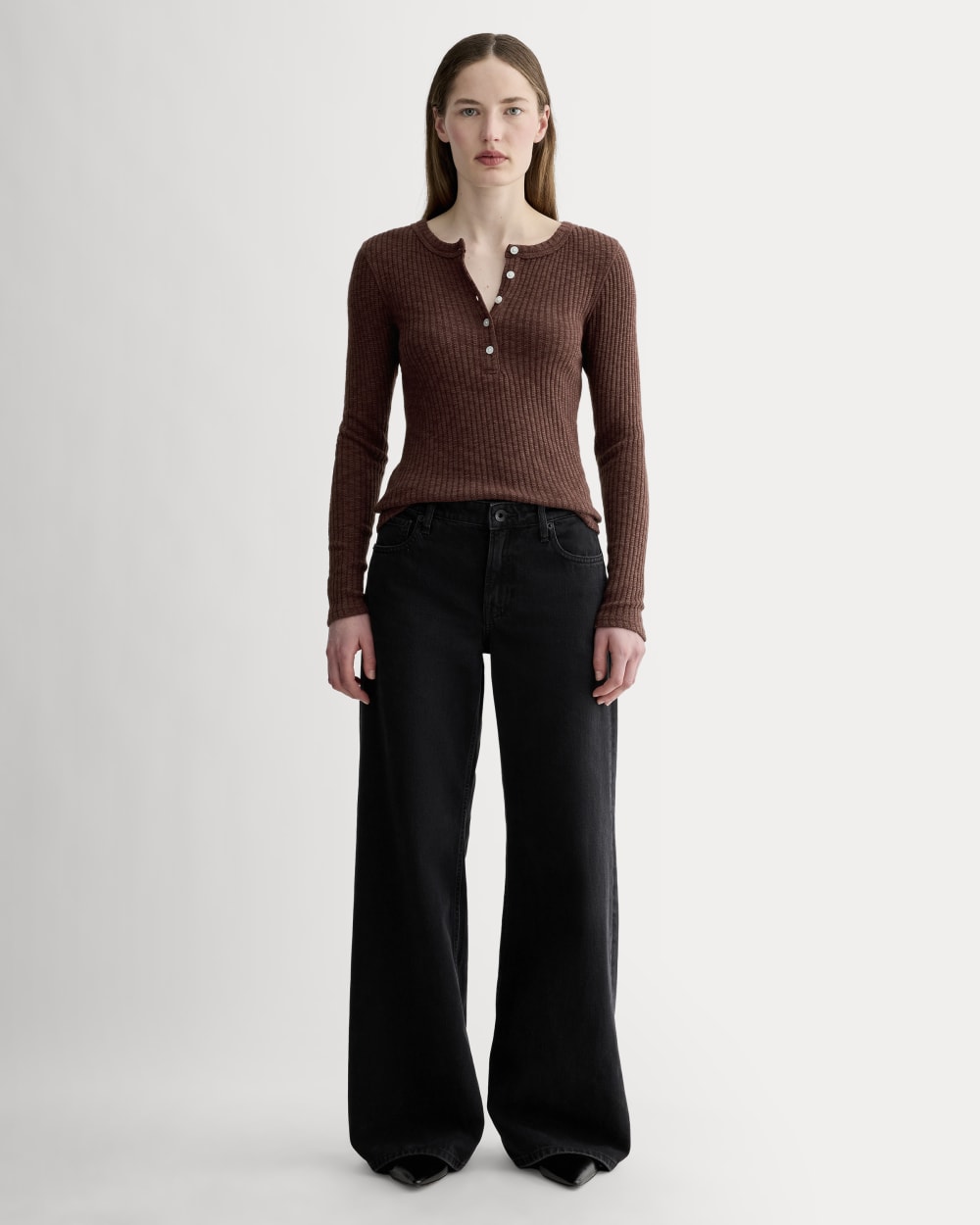 womens-cozy-rib-henley-dark-mahogany
