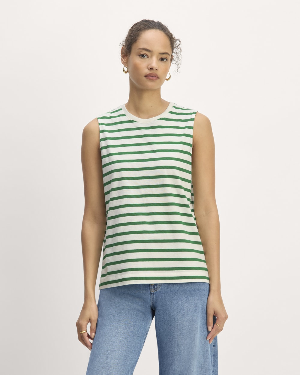 womens-premium-weight-muscle-tee-bone-grass-green | primary