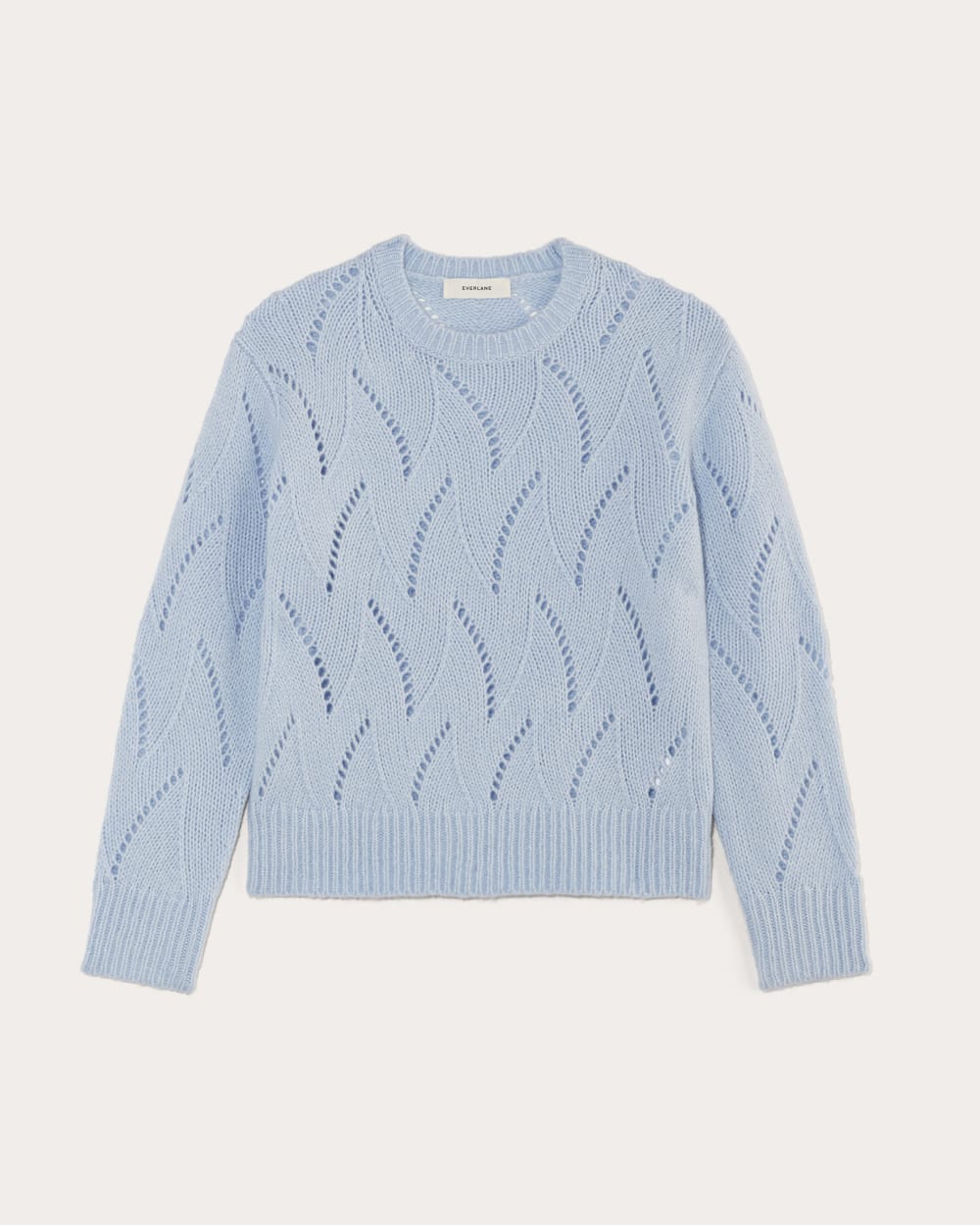womens-pointelle-sweater-cloud-chambray-blue | alt
