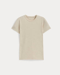 womens-organic-cotton-slim-crew-tee-hthr-oat | alt