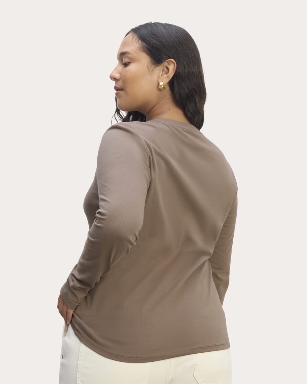 womens-essential-slim-long-sleeve-crew-clay