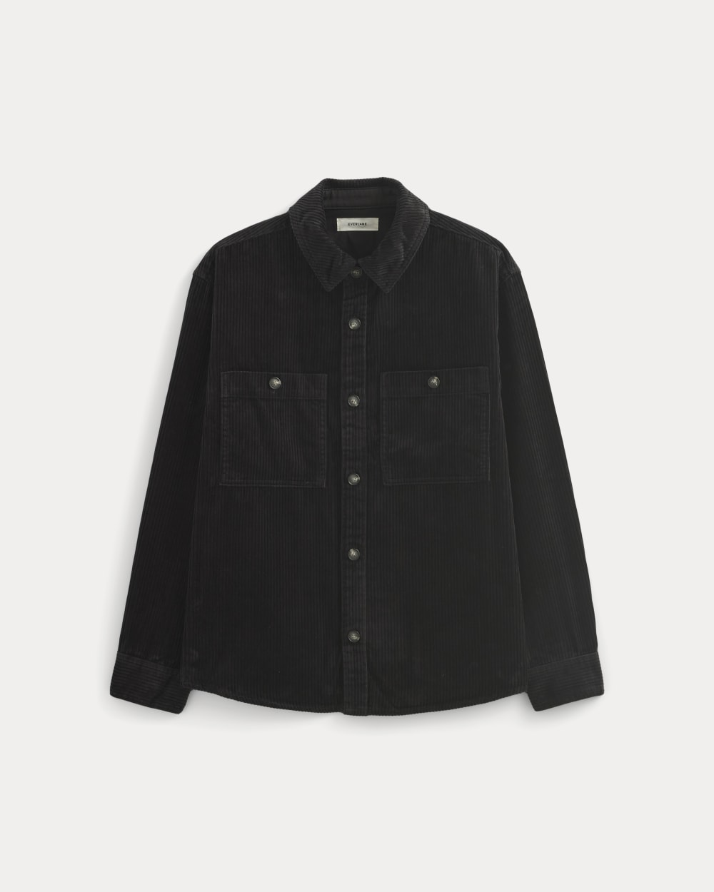 mens-wide-wale-corduroy-shirt-black | alt