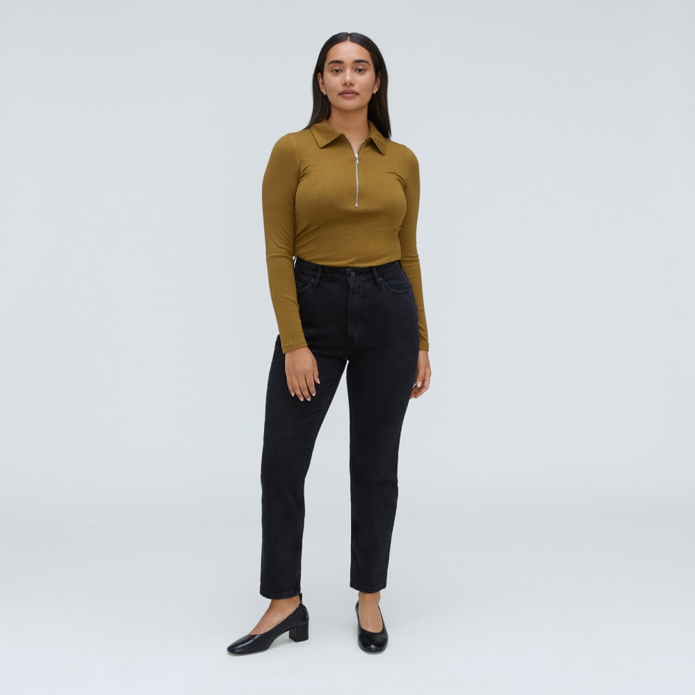 womens-super-soft-zip-polo-tapenade