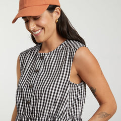 womens-tiered-midi-dress-black-gingham