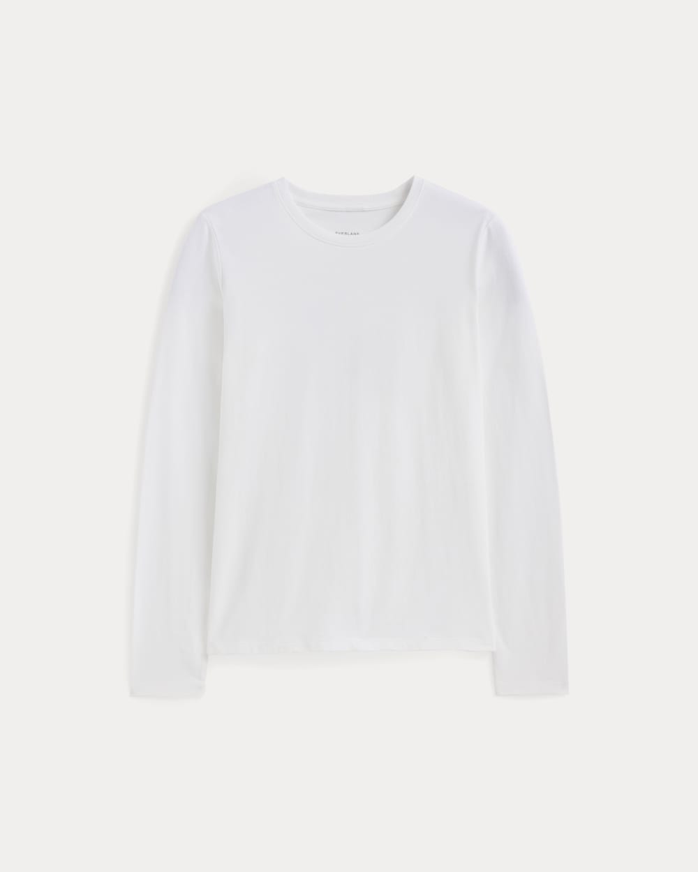 womens-essential-slim-long-sleeve-crew-white | alt