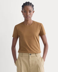 womens-organic-cotton-slim-crew-tee-toffee | primary