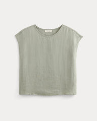 womens-linen-short-sleeve-crew-tee-seagrass | alt
