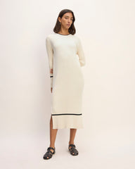 womens-cotton-wide-rib-midi-dress-canvas | primary
