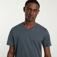 mens-organic-cotton-v-neck-tee-dark-slate | primary