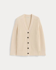 womens-cotton-v-neck-cocoon-cardigan-canvas | alt