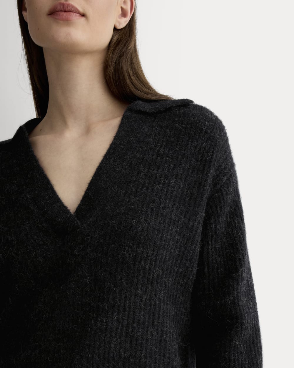 womens-oversized-polo-sweater-alpaca-heathered-black