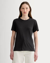 womens-slim-air-tee-black | primary