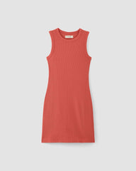 womens-rib-knit-mini-dress-coral | alt