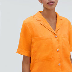 womens-linen-workwear-shirt-turmeric