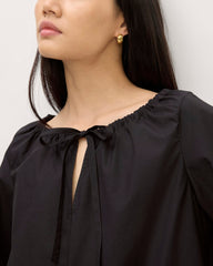 womens-supima-puff-sleeve-dress-black