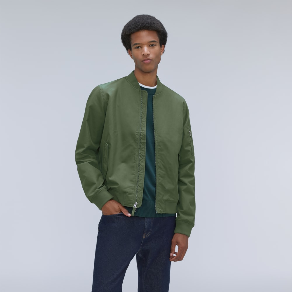 mens-uniform-bomber-jacket-forrest-green | primary