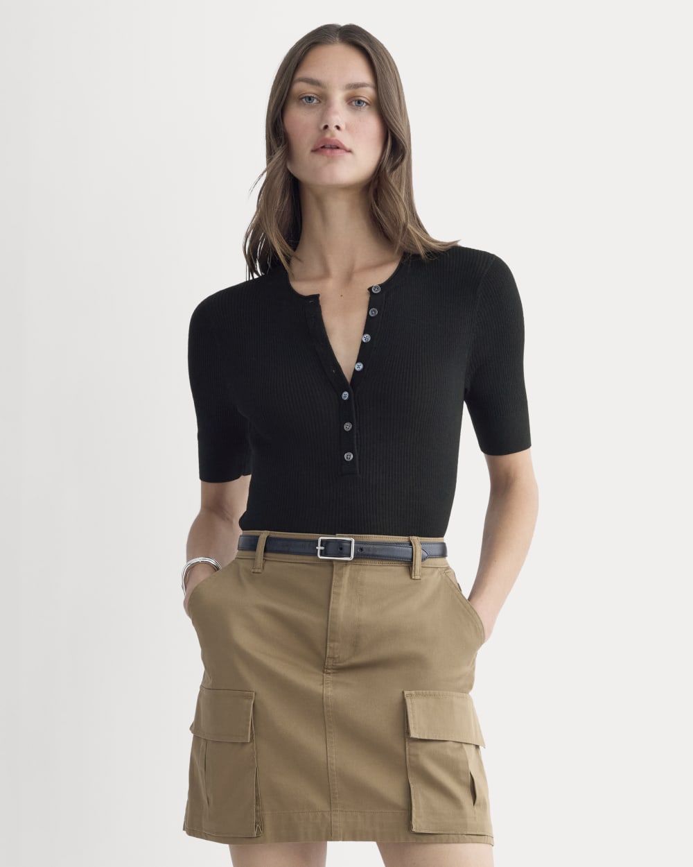 womens-short-sleeve-henley-soft-merino-black | primary