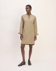 womens-long-sleeve-utility-mini-dress-trench-coat-khaki