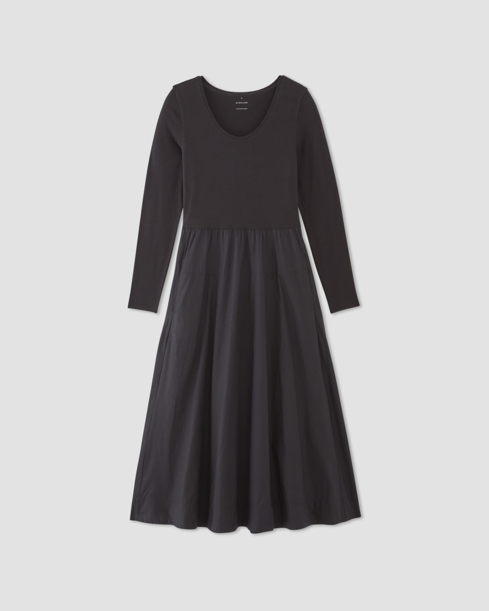 womens-long-sleeve-riviera-dress-black | alt