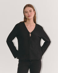 womens-crinkle-long-sleeve-black | primary