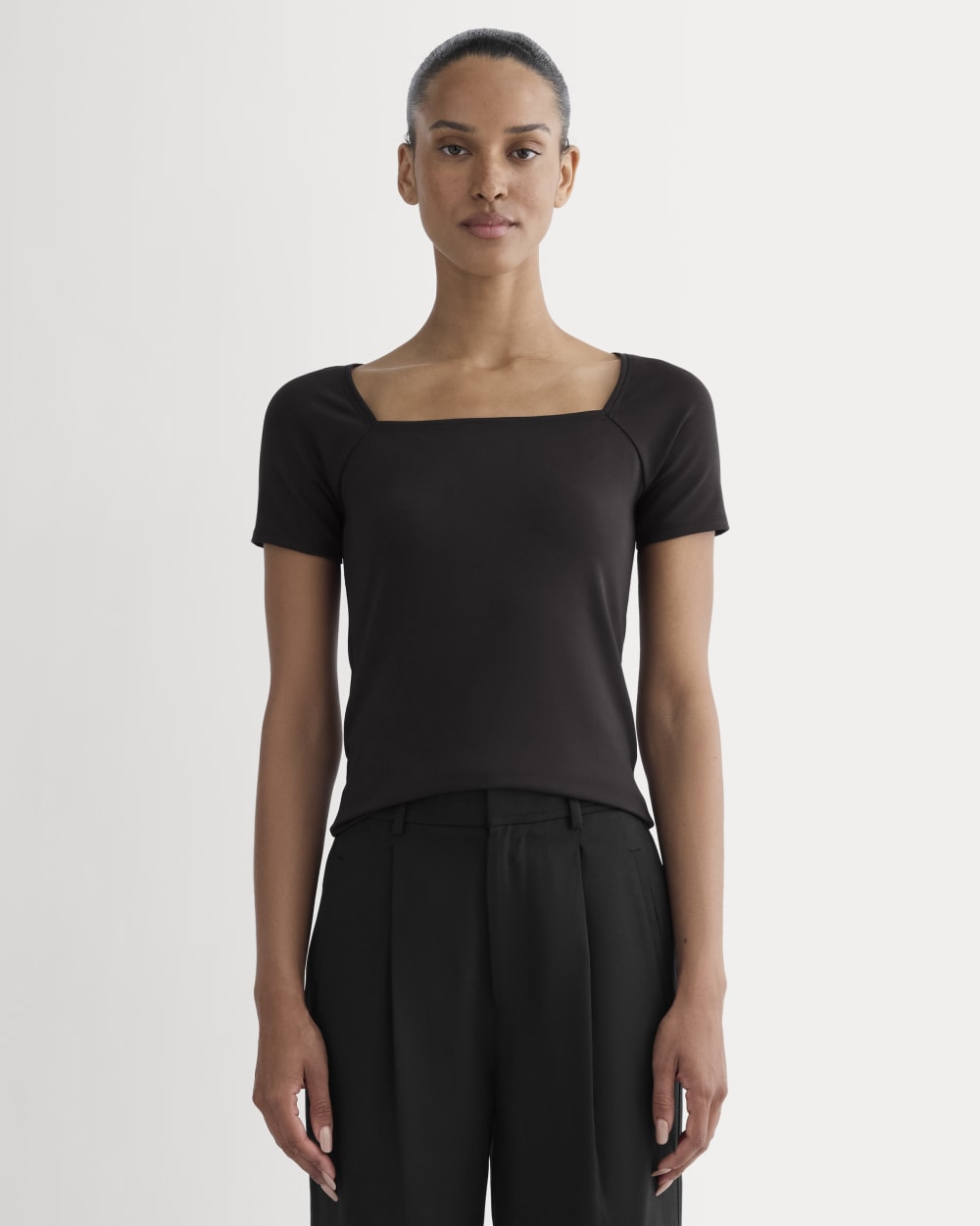 womens-form-square-neck-top-black | primary