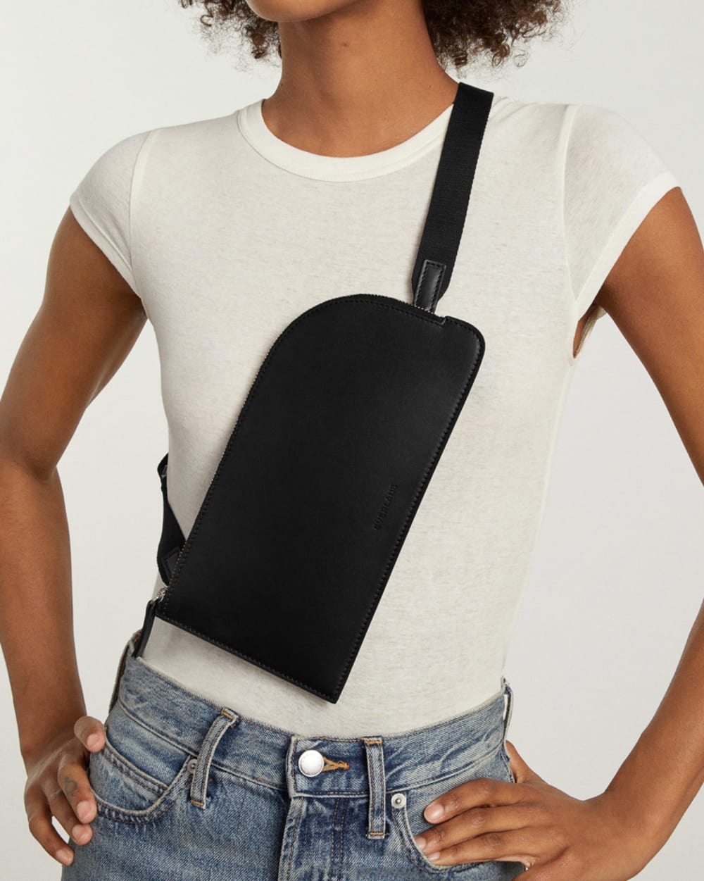 womens-cactus-leather-sling-bag-black | alt