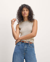 womens-ultrafine-merino-ribbed-shell-tank-heather-oatmeal | primary