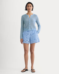 womens-eyelet-pull-on-short-sky-blue | primary