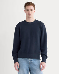 mens-waffle-rollneck-crew-navy | primary