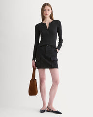 womens-luxe-rib-henley-black