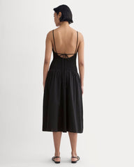 womens-gauze-open-back-dress-black
