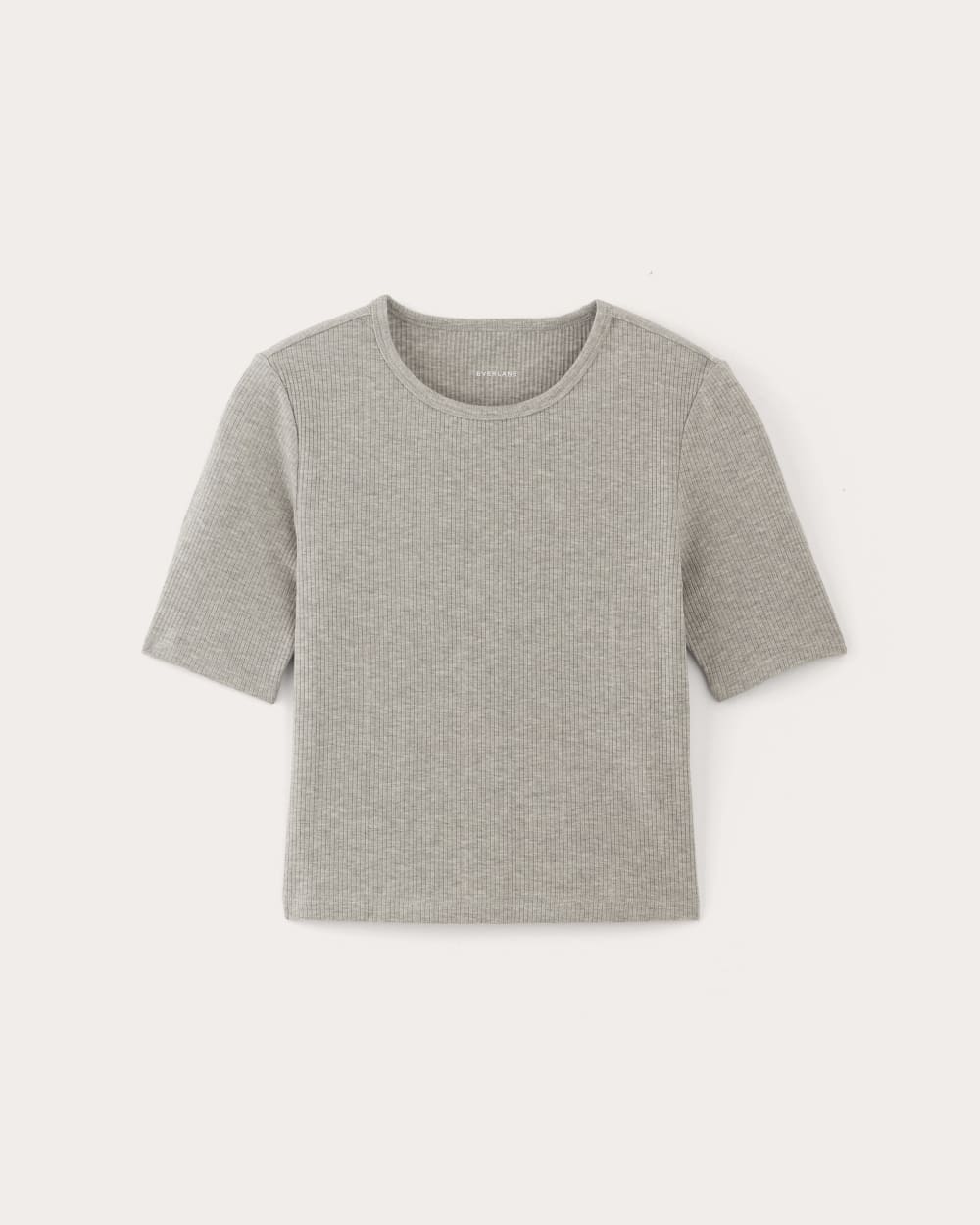 womens-tencel-rib-cropped-shimmy-tee-heathered-grey | alt