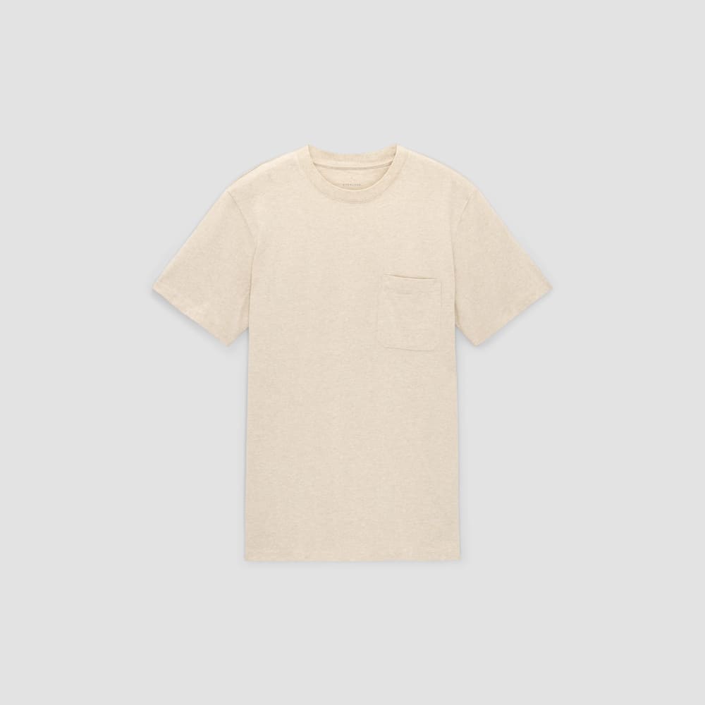 mens-premium-weight-pocket-tee-heathered-cashew | alt